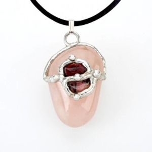 Law of Attraction PASSION Crystal Gemdrop Amulet/Pendant Necklace